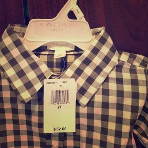 TAHARI boy button up shirt size 2T